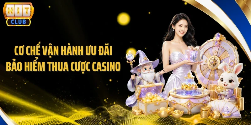Cơ chế vận hành ưu đãi bảo hiểm thua cược casino