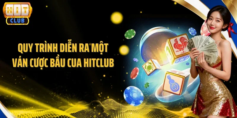 Quy trình diễn ra một ván cược Bầu Cua Hitclub